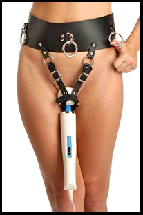 Magic Wand and Butt Plug Harness