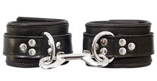 Black Leather Cuffs